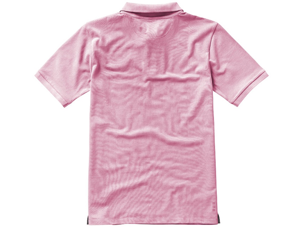 Calgary мужская рубашка-поло с коротким рукавом, light pink, розовый