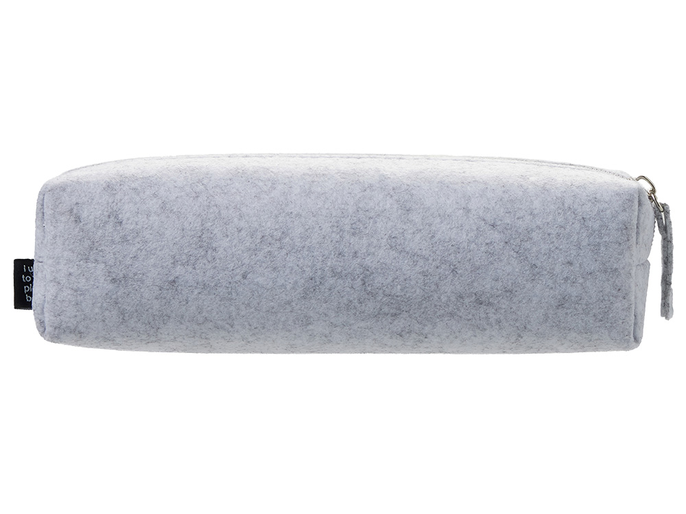 Пенал Felt из RPET-фетра, светло-серый