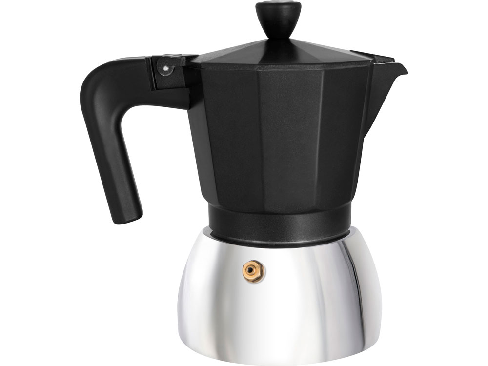 Гейзерная кофеварка Arabica, 300 мл (черный, серебристый)