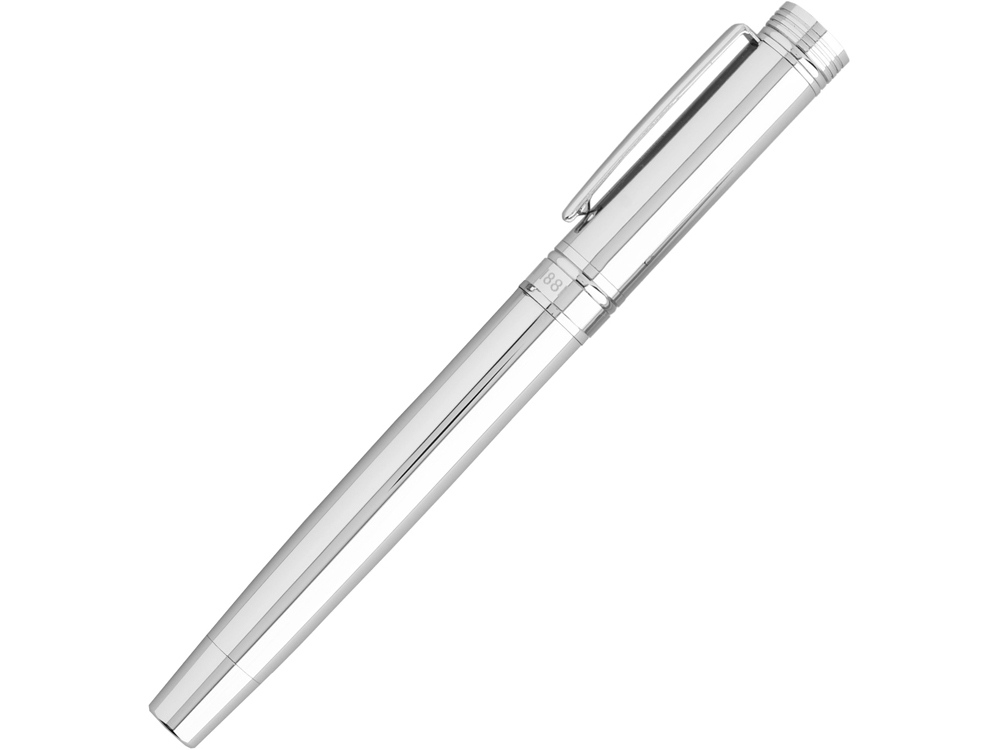 Ручка-роллер Zoom Classic Silver. Cerruti 1881, серебристый