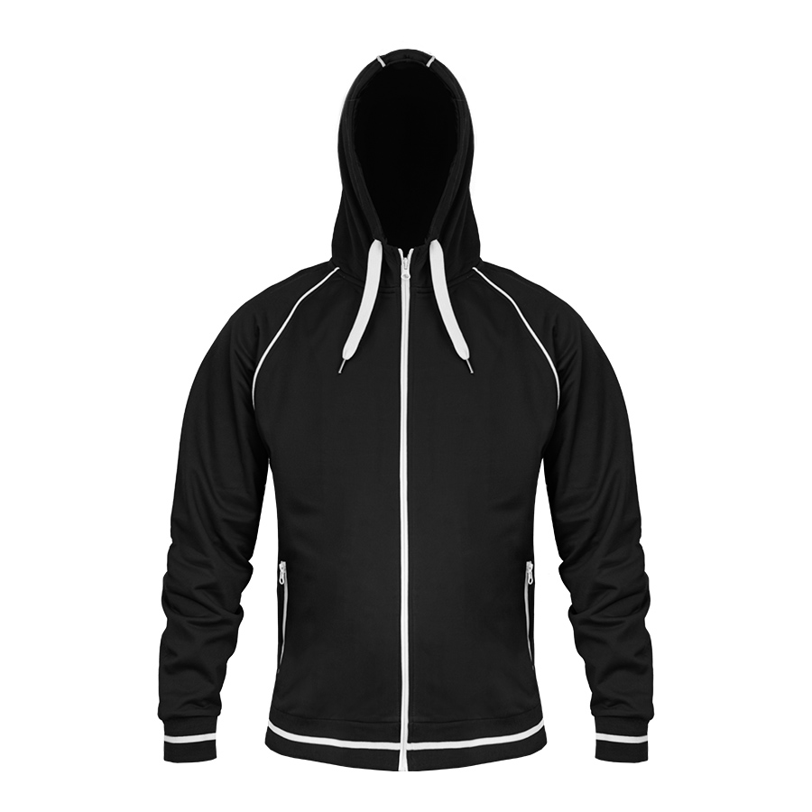 Толстовка мужская "COIMBRA" , черный, 2XL, 80% полиэстер, 20% хлопок, 320 г/м2