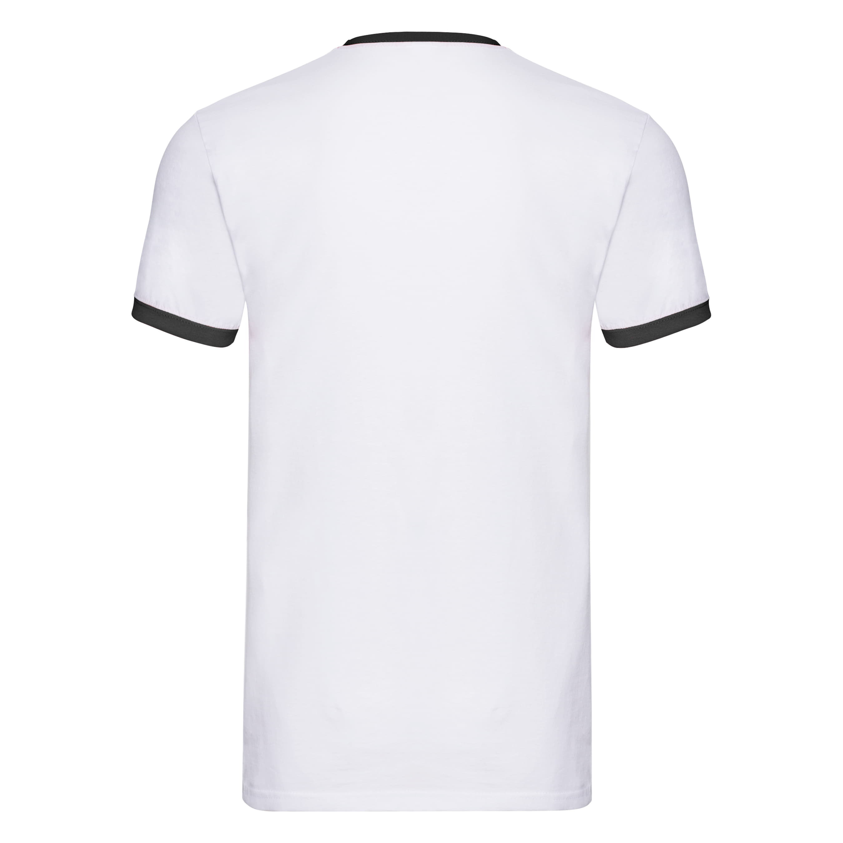Футболка "Ringer T", белый с черным, 100% х/б, 160 г/м2