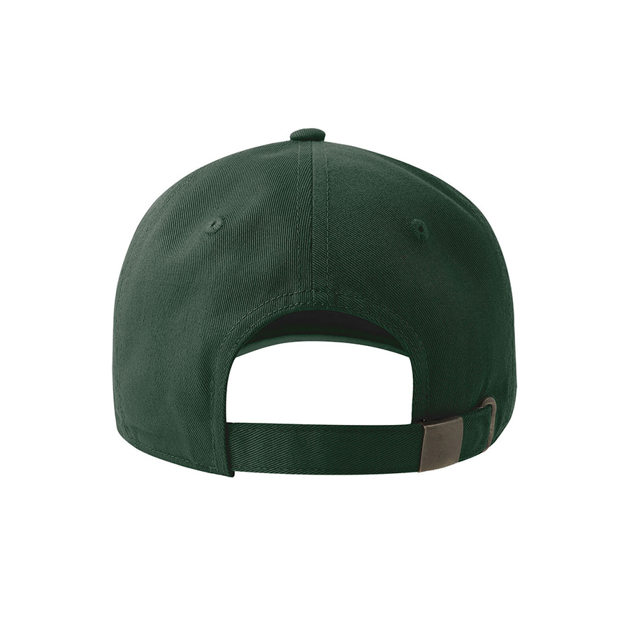 Бейсболка "DAD HAT-S", 6 клиньев, металлическая застежка, тёмно-зелёный, 100% хлопок, 270 г/м2