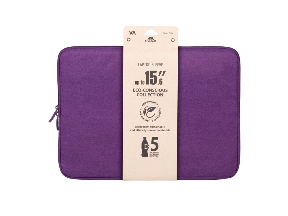 RIVACASE 7705 violet ECO чехол для ноутбука 15.6 / 12, фиолетовый