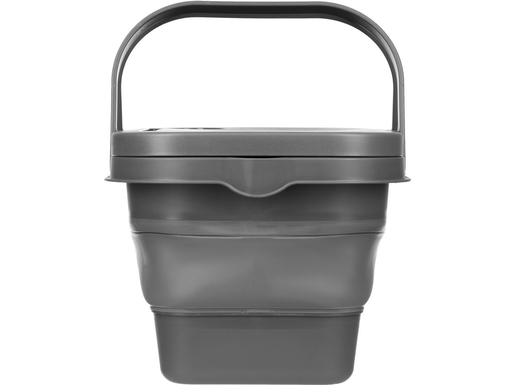 Складная корзинка для пикника со столиком Flod (темно-серый)