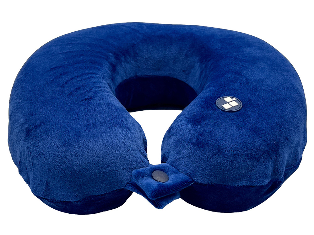 Подушка для путешествий с эффектом памяти Мемо Drowsy Royal Blue, синий