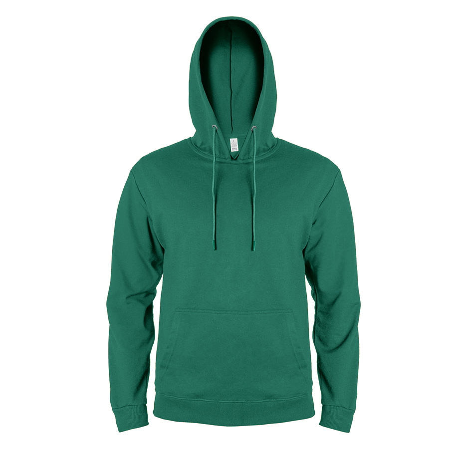 Толстовка мужская с капюшоном SELEN, тёмно-зелёный, 2XL, 50 % хлопок, 50% полиэстер, 260 г/м2