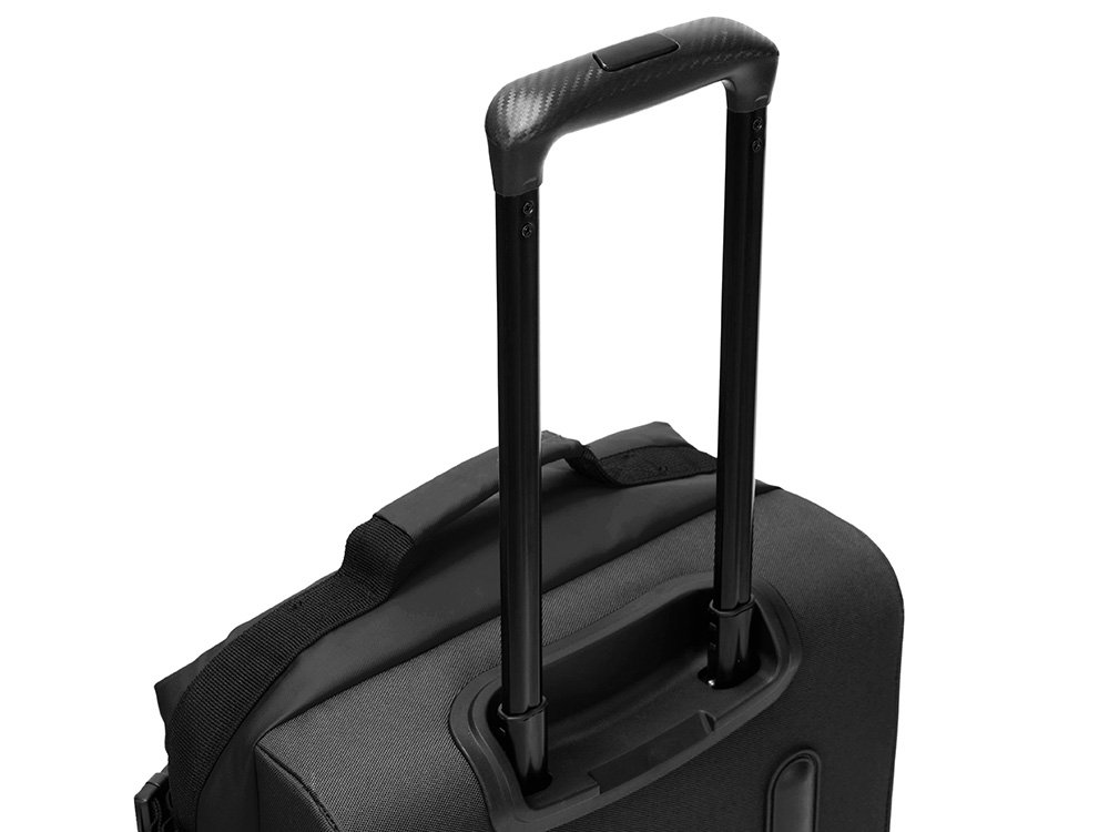 Сумка на колесах TORBER РИТМ, черный, полиэстер 900D с PU покрытием, 47 х 34 х 21,5 см, 32 л