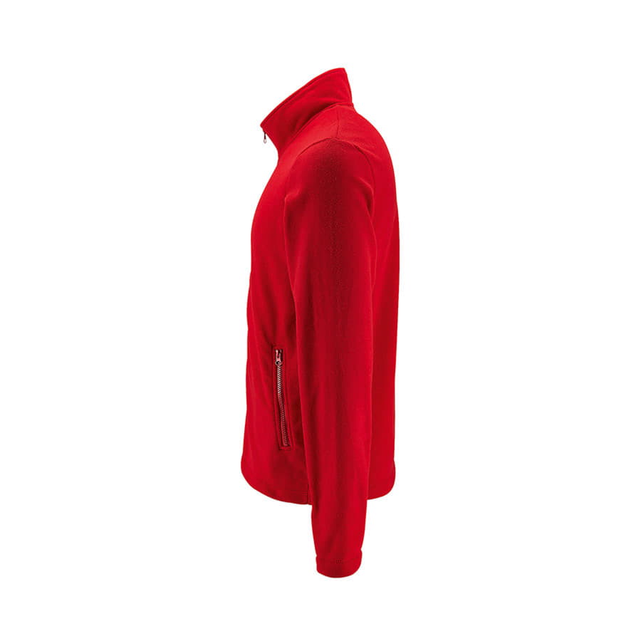 Толстовка на молнии мужская NORMAN MEN, красный, 100% п/э, 220 г/м2