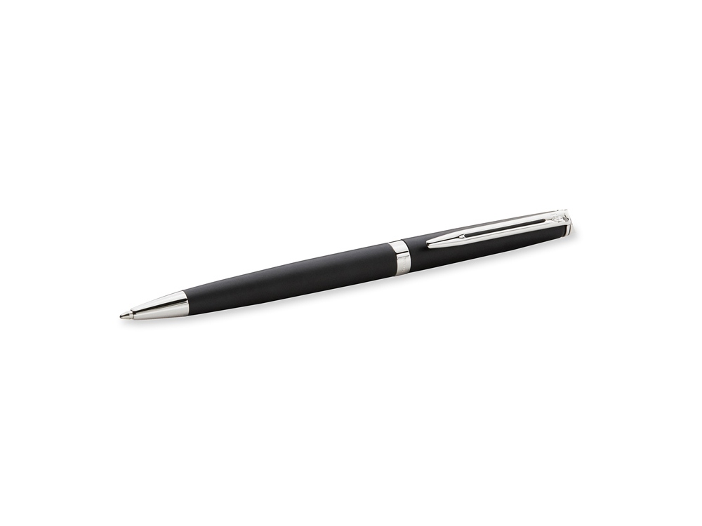 Шариковая ручка Waterman Hemisphere, цвет: MattBlack CT, стержень: Mblue, черный, серебристый