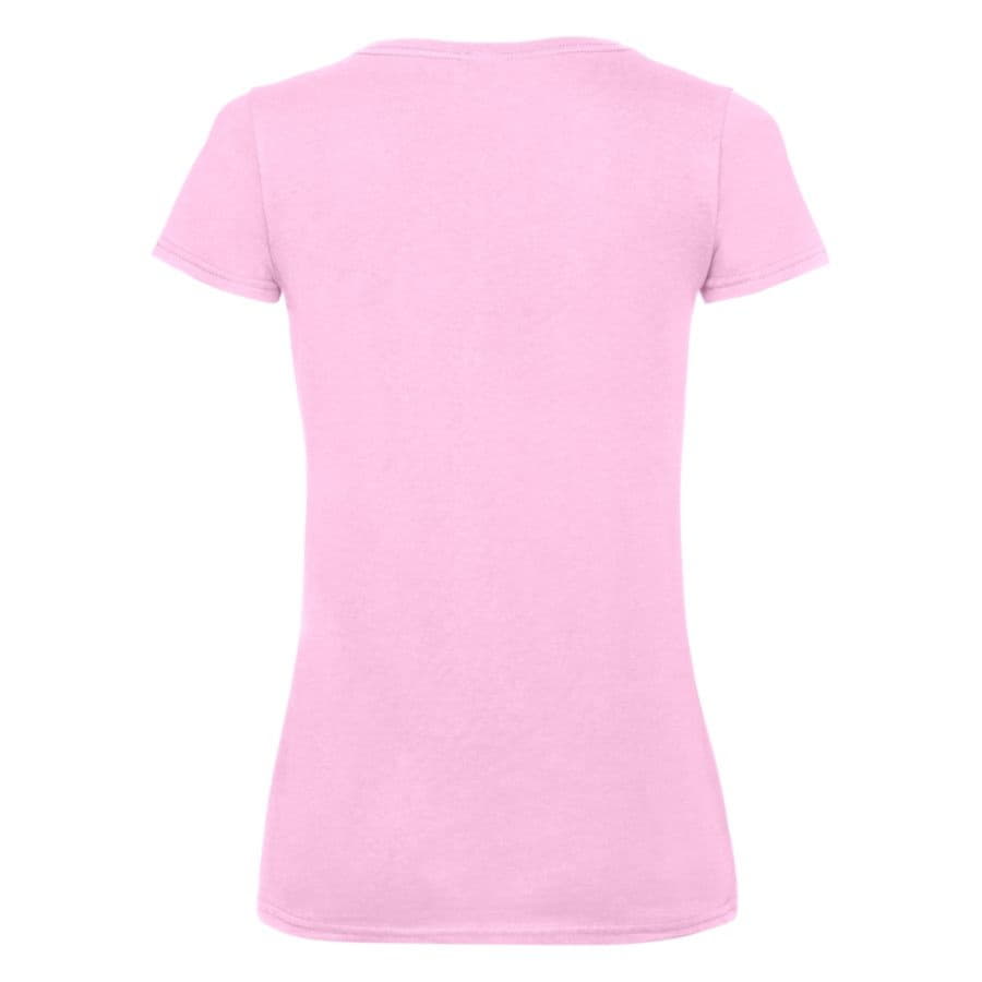 Футболка "Lady-Fit V-Neck T", светло-розовый, 95% х/б, 5% эластан, 210 г/м2