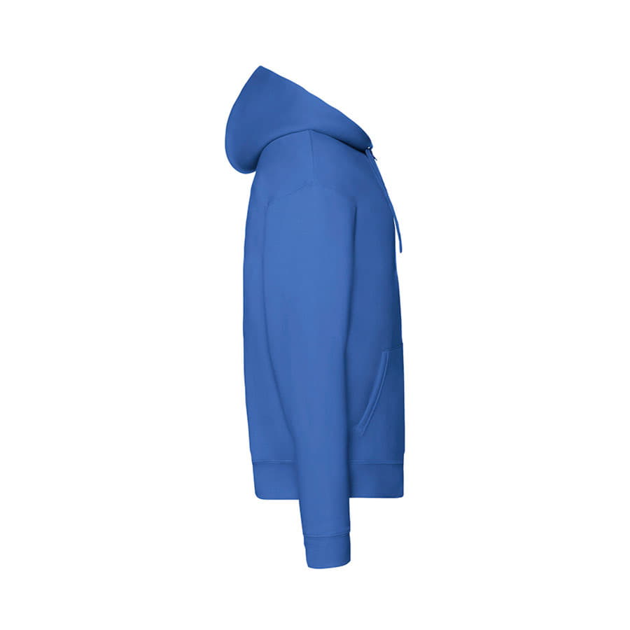 Толстовка "PREMIUM HOODED SWEAT JACKET", ярко-синий, 70% х/б, 30% п/э, 280 г/м2