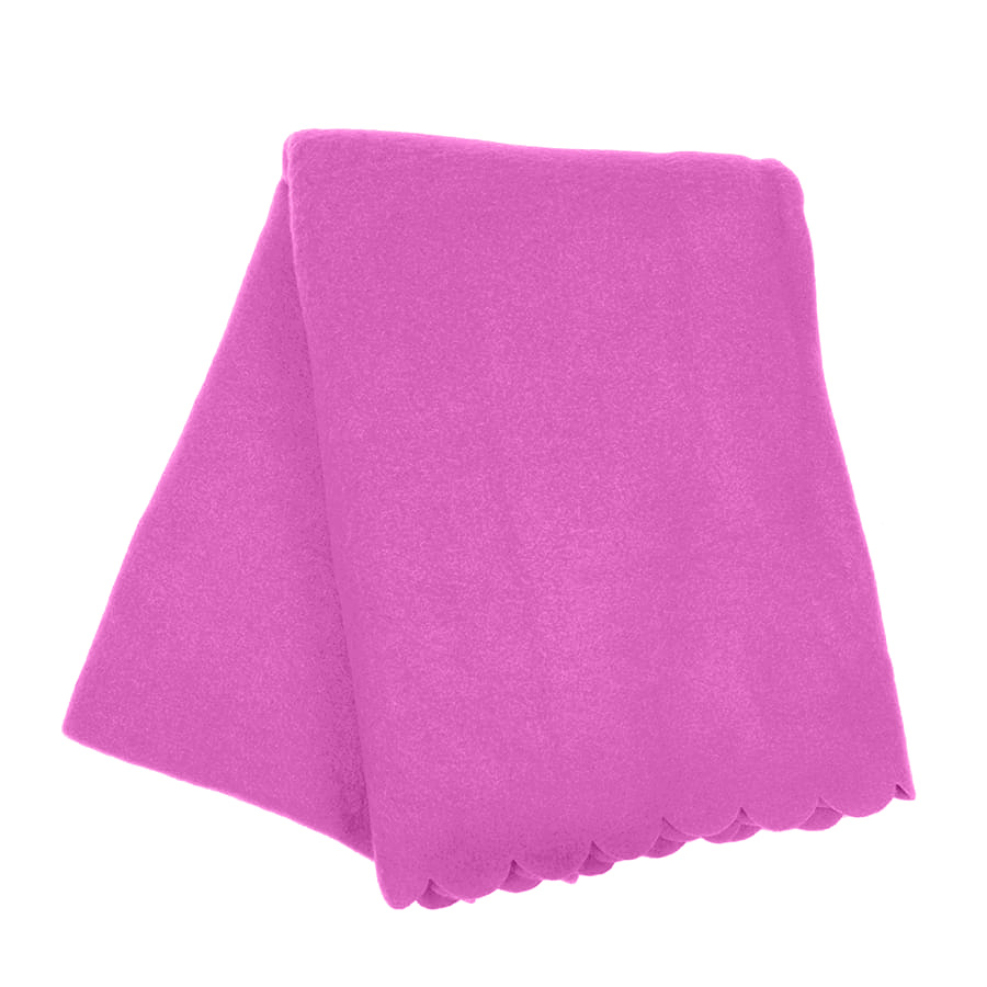 Плед PLAIN; розовый; 100х140 см; флис 150 гр/м2