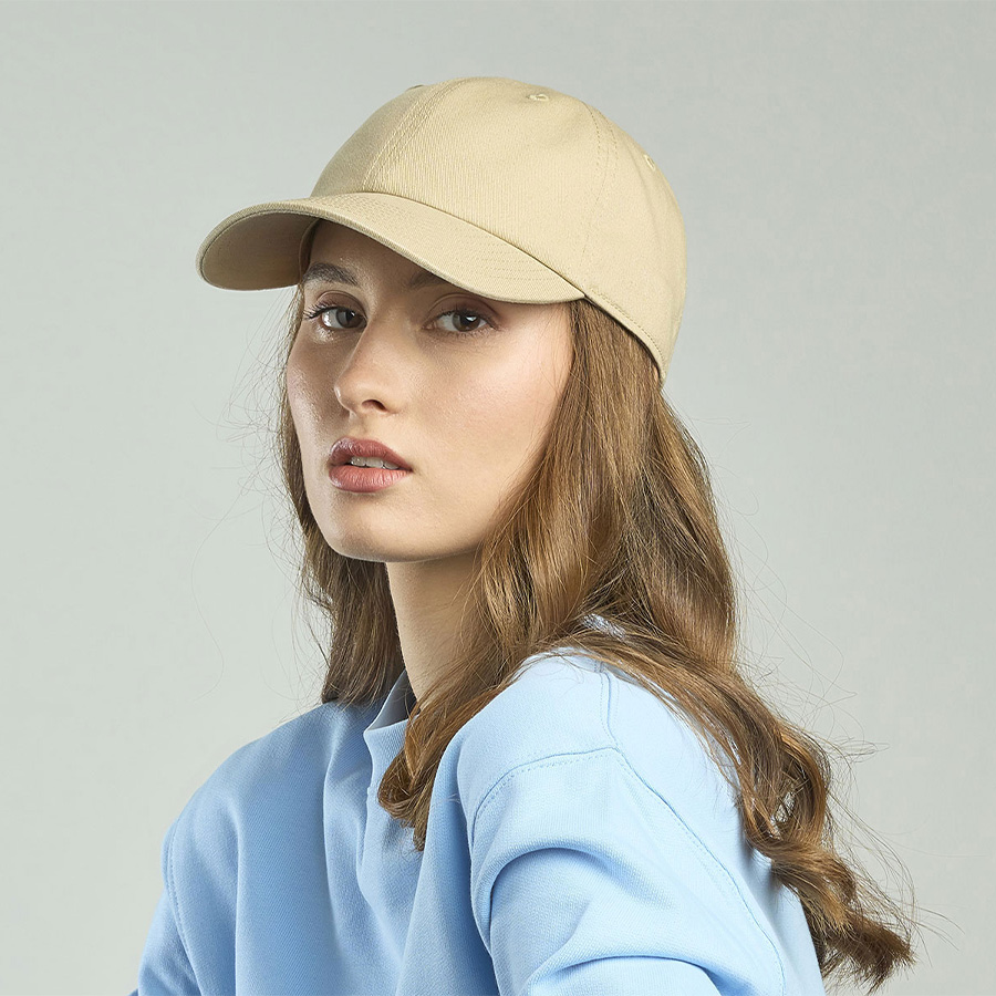 Бейсболка "DAD HAT-S", 6 клиньев, металлическая застежка, чёрный, 100% хлопок, 270 г/м2