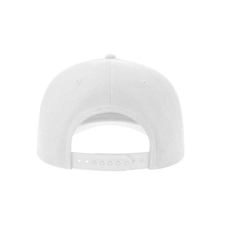 Бейсболка BEAT-S, 6 клиньев, пластиковая застежка, белый, 100%  переработанный полиэстер, 300 г/м2