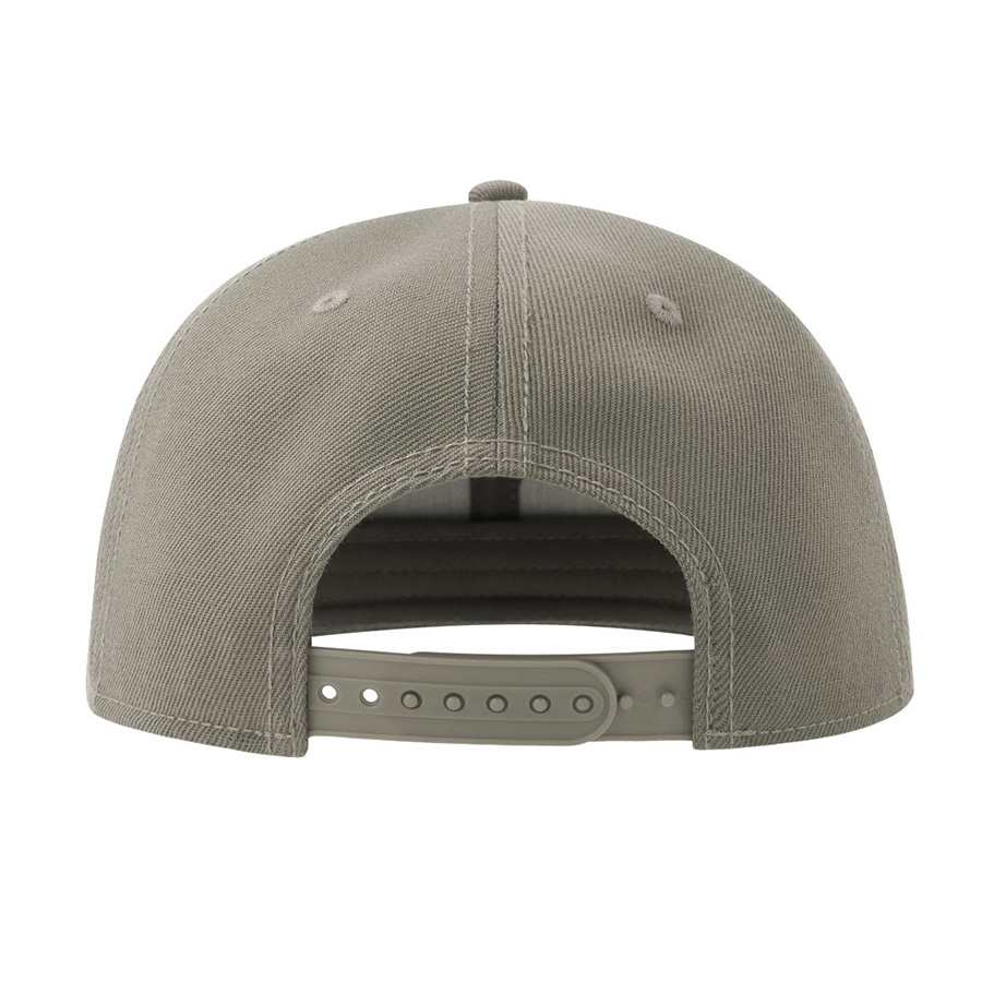 Бейсболка "SNAP BACK-S", 6 клиньев, пластик. застежка, серый, 100% перераб. полиэстер, 300 гр/м2