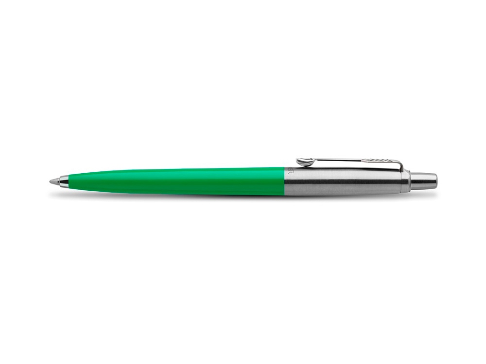 Шариковая ручка Parker Jotter ORIGINALS GREEN CT, стержень: M blue ЭКО-УПАКОВКА, зеленый, серебристый