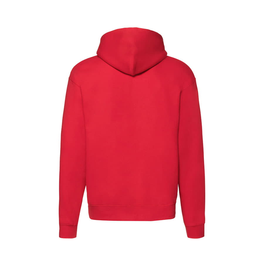 Толстовка мужская "PREMIUM HOODED SWEAT JACKET", красный, 70% х/б, 30% п/э, 280 г/м2