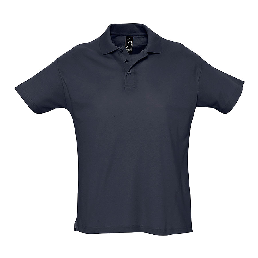 Рубашка поло мужская, короткий рукав, SUMMER II, тёмно-синий, 2XL, 100% хлопок, 170 г/м2