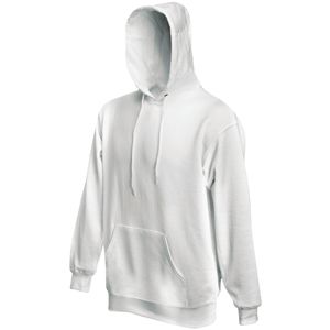 Толстовка "Hooded Sweat", белый, 80% х/б, 20% п/э, 260 г/м2