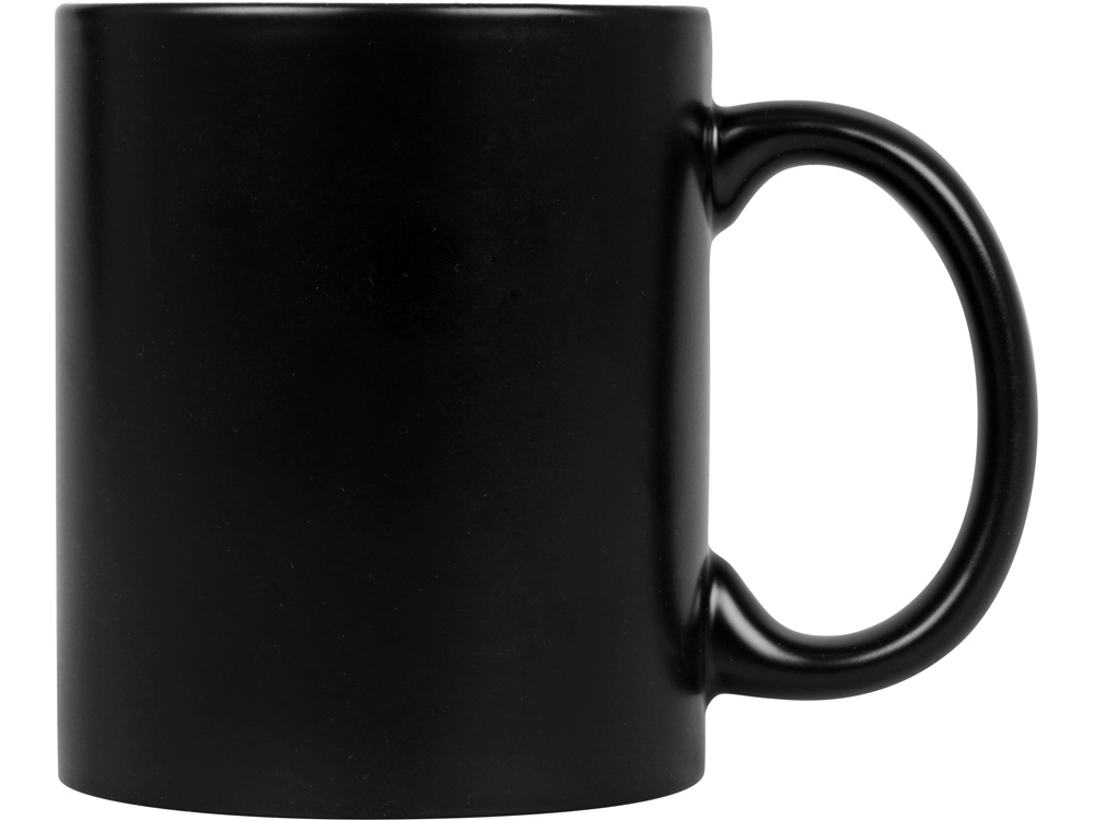 Кружка с покрытием для гравировки Subcolor BLK, черный/белый, черный, белый