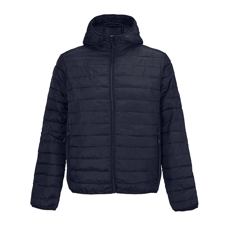 Куртка мужская "STREAM HOODED", тёмно-синий, 2XL, таффета 280 Т, 100% полиэстер
