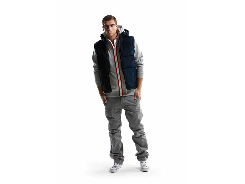 Жилет мужской, Slazenger, темно-синий/зеленое яблоко, темно-синий, зеленое яблоко