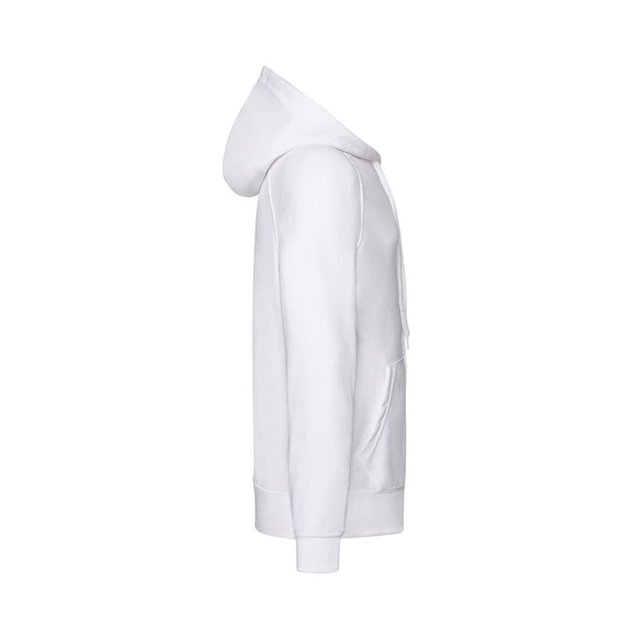 Толстовка без начеса "Lightweight Hooded Sweat", белый, 80% х/б 20% полиэстер, 240 г/м2