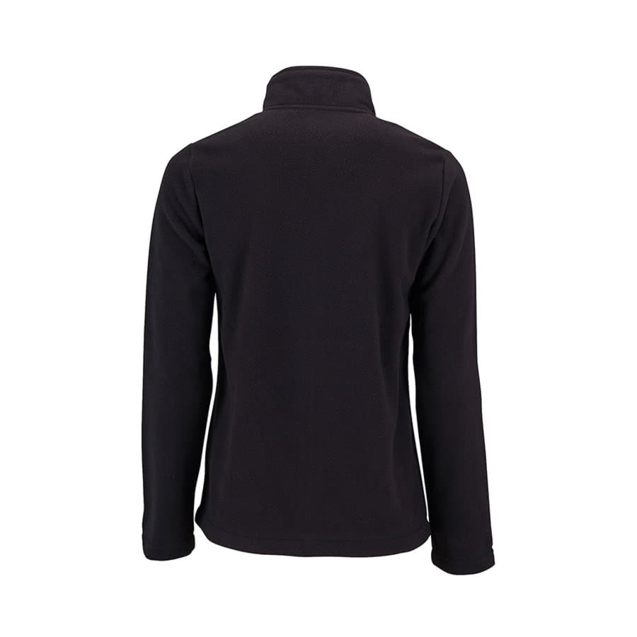 Толстовка на молнии женская NORMAN WOMEN, черный, 100% п/э, 220 г/м2