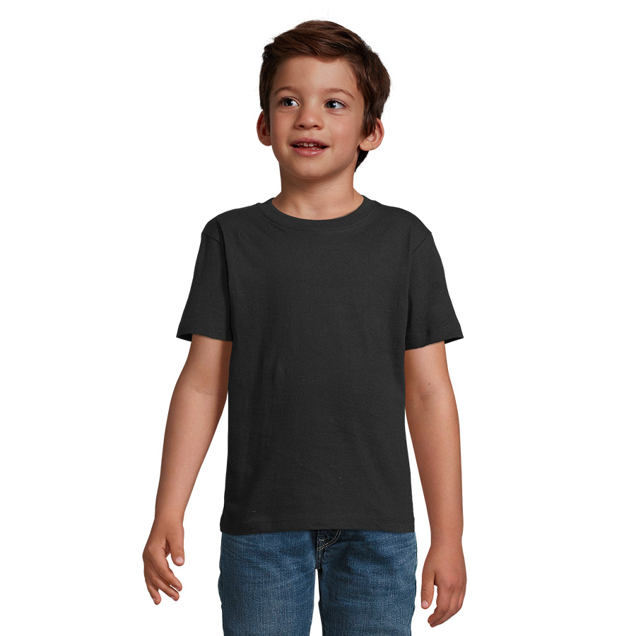Футболка детская IMPERIAL KIDS, черный, 10 лет, 100% хлопок, 190г/м2