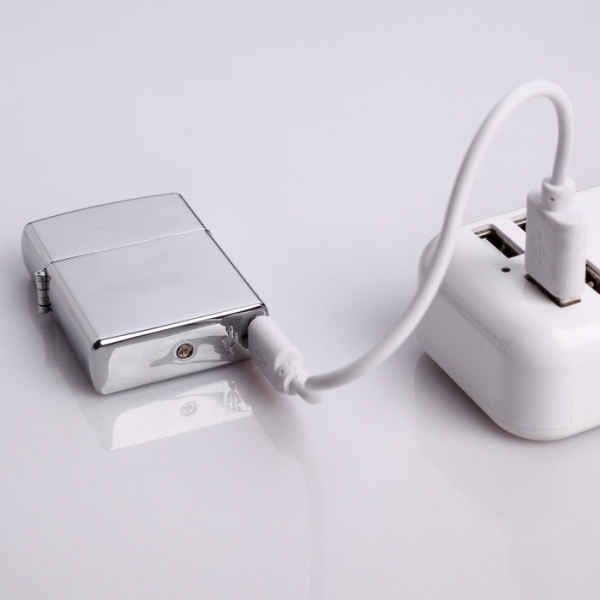 Зажигалка электронная, дуговая, USB, 5.6×3.8×1.3 см