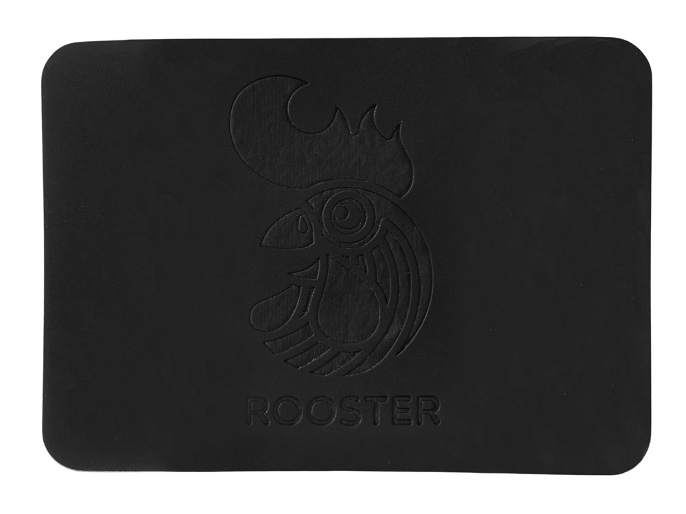 ПАТЧ ПРЯМОУГОЛНЫЙ soft-touch (чёрный) 5,0 х 7,0 см, черный