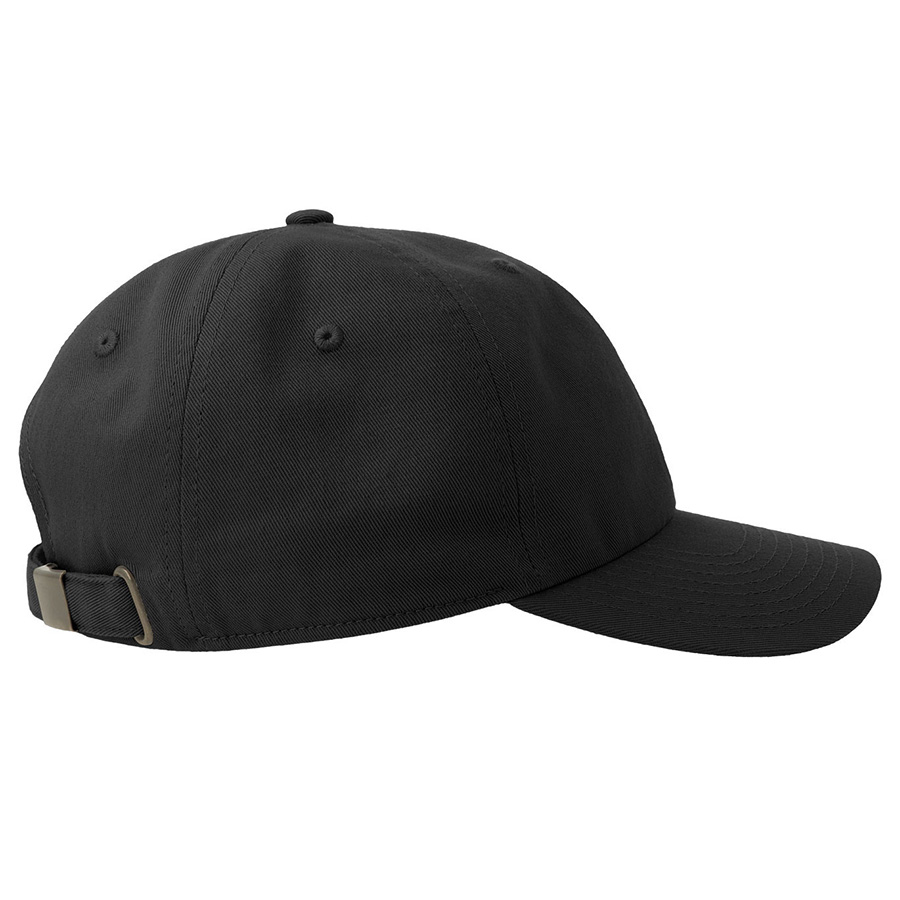 Бейсболка "DAD HAT-S", 6 клиньев, металлическая застежка, чёрный, 100% хлопок, 270 г/м2
