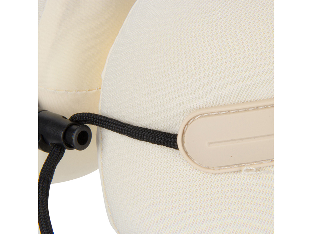 Подушка для путешествий с эффектом памяти Memo Pillow PRO M/L Thames Rice, молочный, серый
