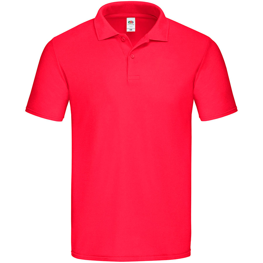 Поло мужское "Original Polo", красный_2XL, 100% х/б, 185г/м²