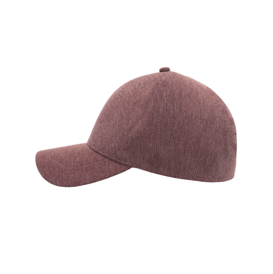 Бейсболка"Uni-Cap Piquet", без панелей и швов,бордовый, 83% полиэстер 15% вискоза 2%эластан 190 г/м2