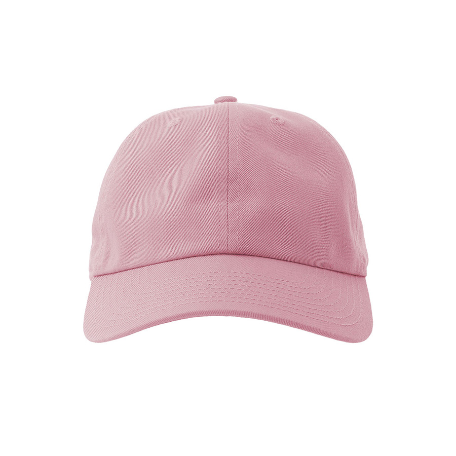 Бейсболка "DAD HAT-S", 6 клиньев, металлическая застежка, розовый, 100% хлопок, 270 г/м2
