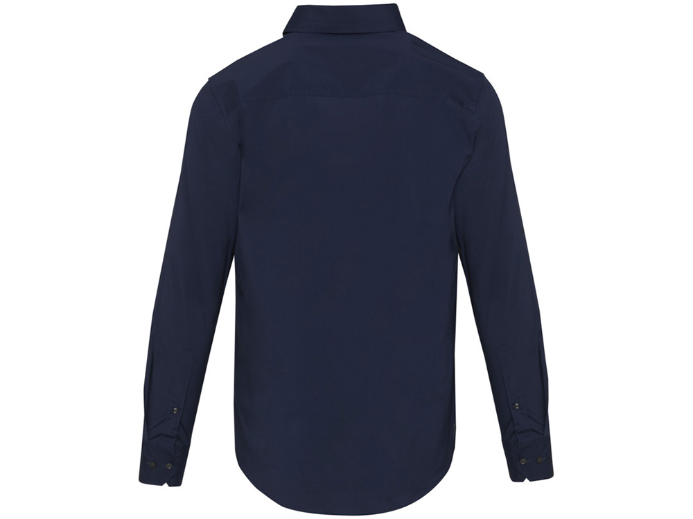 Carnelian мужская рубашка из поплина - Navy Blue, темно-синий