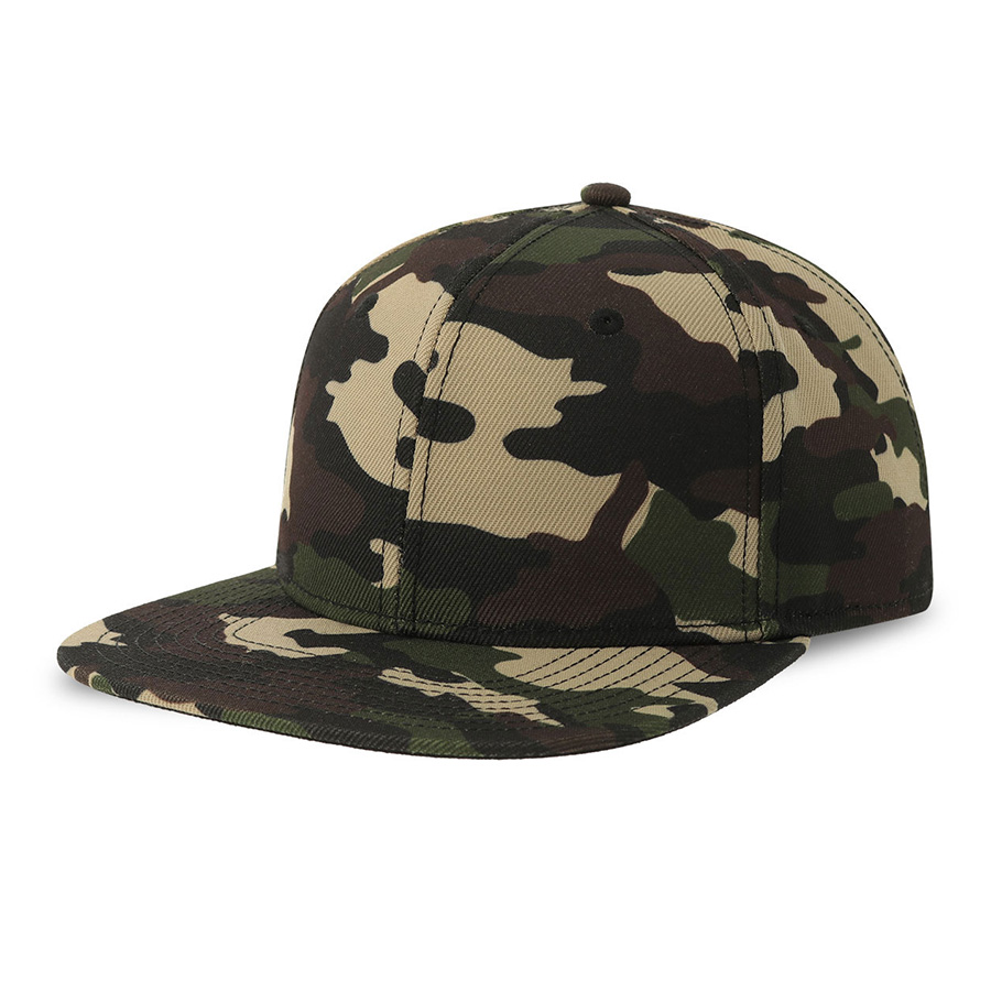 Бейсболка "SNAP BACK-S", 6 клиньев, пластиковая. застежка, камуфляж, 100% переработанный полиэстер, 300 гр/м2