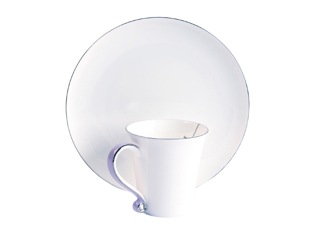 Кружка Valerie Concept CUP ALICE LILAC, белый