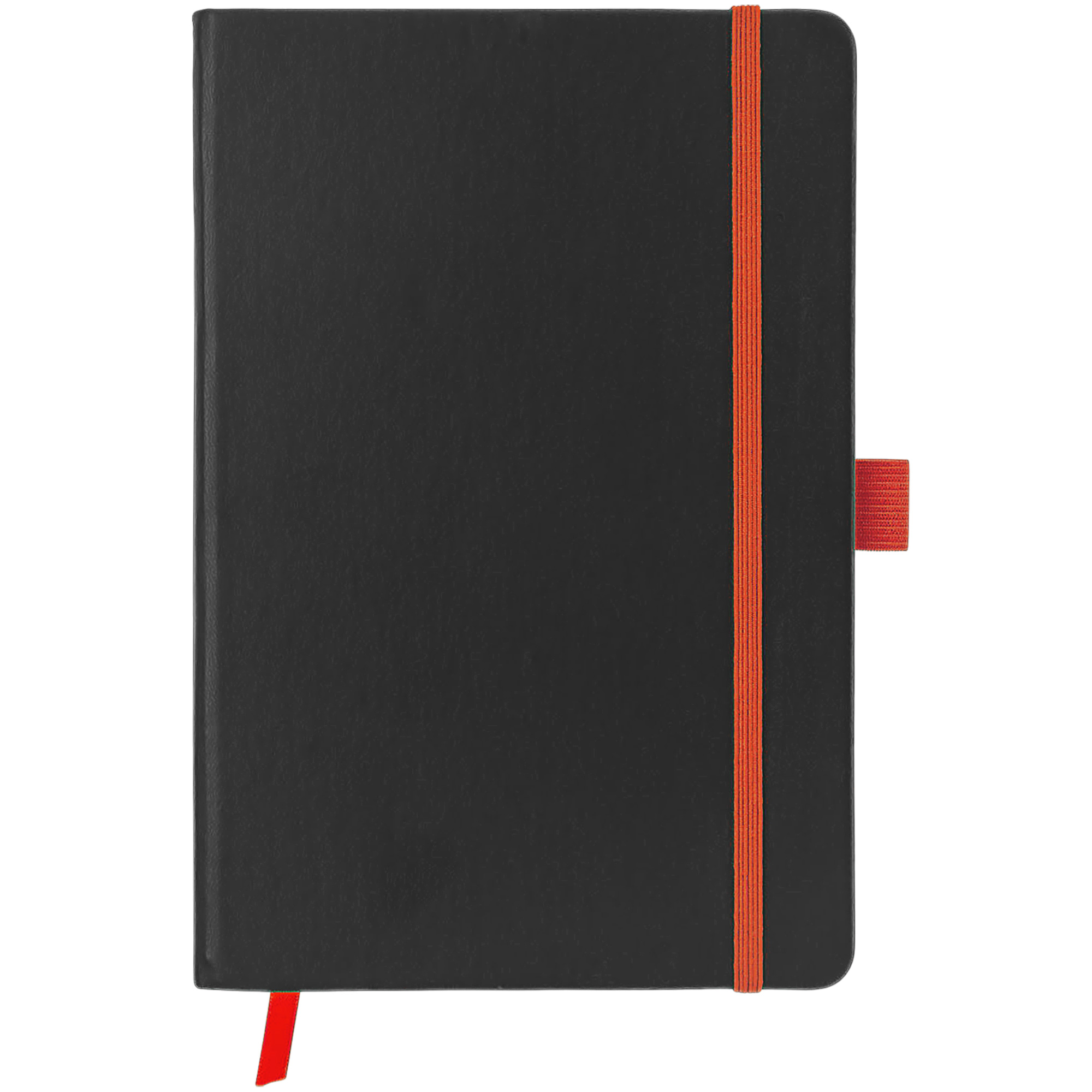 Блокнот ColorNote Black, твердая обложка A5, 80 листов, черный с оранжевым, черный, оранжевый, оранжевый, оранжевый