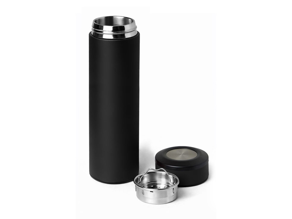 Вакуумный термос Vacuum Flask C1, soft touch, 420мл, черный