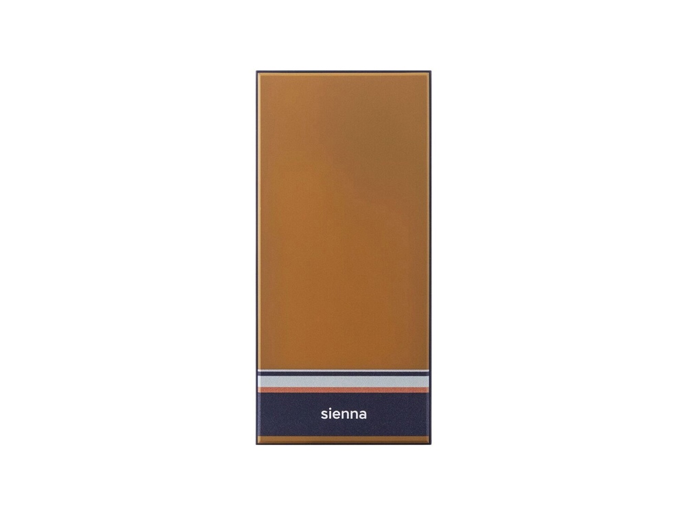 Внешний аккумулятор Rombica NEO ARIA Sienna, 10000мАч, Soft-touch, PD, QCharge, Type-C, охра/синий, светло-коричневый, синий