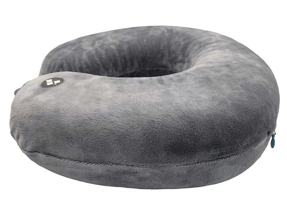Подушка для путешествий с эффектом памяти Мемо Drowsy Grey, серый