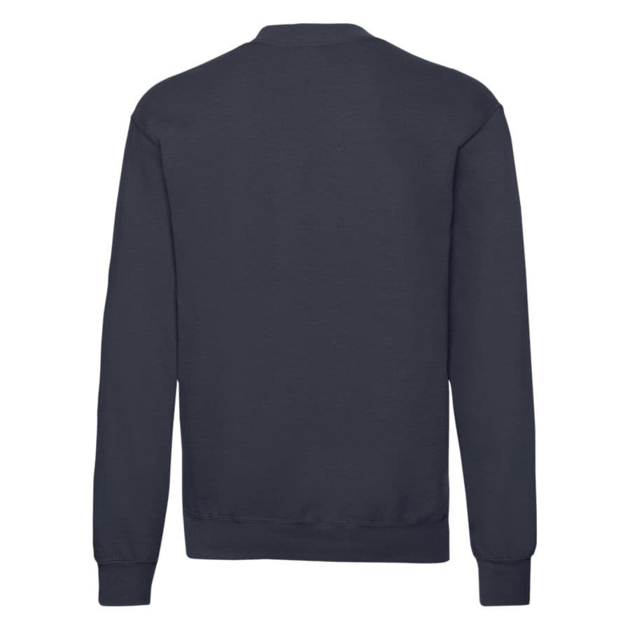 Свитшот с начесом "Classic Set-In Sweat", глубокий темно-синий, 80% х/б 20% полиэстер, 280 г/м2