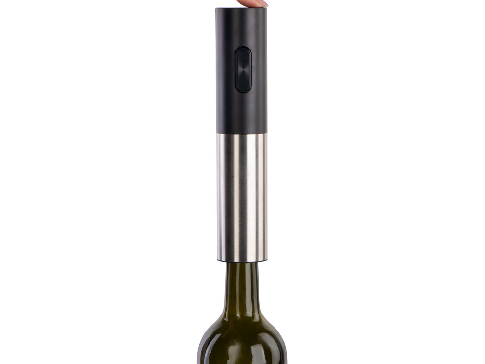 Электрический штопор для винных бутылок Rioja (черный, серебристый)